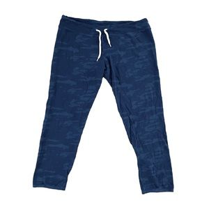 Monrow Classic Blue Camo Sweatpants